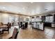 Community dining room and kitchenette with plenty of seating and stainless steel appliances at 5450 E Deer Valley Dr # 3003, Phoenix, AZ 85054