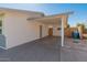 Attached carport providing covered parking and access to the home's side entrance at 6610 N 15Th Ave, Phoenix, AZ 85015