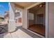 View from covered balcony to outdoor living space at 8010 W Adam Ave, Peoria, AZ 85382