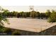 Well-maintained basketball court in a community area featuring mature trees and shrubs at 15656 W Mercer Ln, Surprise, AZ 85379