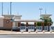 First Base Entry gate for Surprise Stadium featuring baseball decor, brick columns and iron fence at 15656 W Mercer Ln, Surprise, AZ 85379