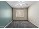 Cozy bedroom with soft carpet, neutral paint and ceiling fan at 1754 W San Tan St, Chandler, AZ 85224