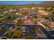 Scenic aerial view of the neighborhood with stunning mountain backdrop and community amenities at 2712 E Mountain View Rd, Phoenix, AZ 85028