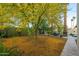 Beautiful backyard with mature trees and lush landscaping, providing a private and peaceful outdoor space for relaxation at 2712 E Mountain View Rd, Phoenix, AZ 85028