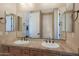 Bathroom vanity with double sinks at 2784 E Honeysuckle Pl, Chandler, AZ 85286