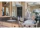 Bathroom featuring granite counters, a vanity, and a glass-enclosed shower for a spa-like feel at 2839 N 61St St, Scottsdale, AZ 85257