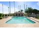 Inviting community pool area with well maintained pool and nearby lounging area at 2839 N 61St St, Scottsdale, AZ 85257