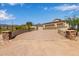 Private driveway leading to a spacious two-car garage with desert landscaping at 3723 S Pottery Rd, Gold Canyon, AZ 85118