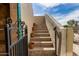 Charming outdoor staircase with potted plants and tile accents at 3723 S Pottery Rd, Gold Canyon, AZ 85118
