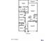 Detailed floor plan showcasing four bedrooms, two bathrooms, and an open living space at 8519 W Clemente Way, Florence, AZ 85132