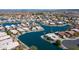 Aerial view of waterfront homes, highlighting water access, lush yards, and community charm at 10387 W Runion Dr, Peoria, AZ 85382