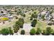Aerial view of a community featuring a basketball court in a park at 10504 E Diamond Ave, Mesa, AZ 85208