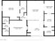 A floor plan showing the layout of the home, including the living room, bedrooms, bathrooms, kitchen and laundry at 15801 N 29Th St # 16, Phoenix, AZ 85032