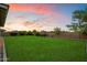Expansive backyard featuring lush green grass and block fencing for privacy, perfect for outdoor enjoyment at 22842 E Via Las Brisas --, Queen Creek, AZ 85142