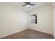 Bedroom with a window and ceiling fan at 22842 E Via Las Brisas --, Queen Creek, AZ 85142