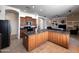 Spacious kitchen with granite counters, stainless steel appliances and tile backsplash at 2427 W Desert Hills Estate Dr, Phoenix, AZ 85086