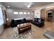Cozy living room with tile flooring at 2427 W Desert Hills Estate Dr, Phoenix, AZ 85086