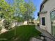 Spacious backyard with a well-maintained lawn, offering plenty of room for outdoor activities and landscaping at 3239 S Tatum Ln, Gilbert, AZ 85297