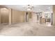 Spacious living room with carpeting, recessed lighting and an open layout at 3239 S Tatum Ln, Gilbert, AZ 85297