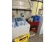 Organized storage area with shelving, appliances, and ample space for storing household items at 3330 E Main St # 256, Mesa, AZ 85213