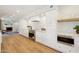 Another view of the kitchen featuring stainless steel appliances and a microwave at 4521 W Buffalo St, Chandler, AZ 85226