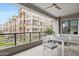 Inviting balcony featuring outdoor seating and dining with views of the community at 5250 E Deer Valley Dr # 440, Phoenix, AZ 85054
