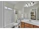 Bright bathroom featuring a tub/shower combination, and vanity with ample storage at 900 W Broadway Ave # 45, Apache Junction, AZ 85120