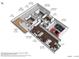 Here's a layout of the 1,300 sqft home, featuring a large garage and multiple bedrooms at 900 W Broadway Ave # 45, Apache Junction, AZ 85120