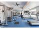 Well-equipped fitness center with treadmills, weight machines, and mirrored walls for a complete workout experience at 945 E Playa Del Norte Dr # 3002, Tempe, AZ 85288