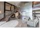 Elegant lobby featuring modern staircase, artistic lighting, and stylish seating area with contemporary design at 945 E Playa Del Norte Dr # 3002, Tempe, AZ 85288