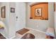 Welcoming entryway with tiled floors, decorative niches, and neutral paint at 15216 W Westview Dr, Goodyear, AZ 85395