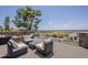 Relaxing outdoor area with chairs, a fire pit, and beautiful panoramic views at 15217 N 15Th Dr, Phoenix, AZ 85023