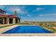 Modern pool and landscaped yard overlooking scenic views at 15217 N 15Th Dr, Phoenix, AZ 85023