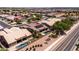 A beautiful bird's eye view shows the backyard pool and solar panels of this property at 1932 S Arroyo Ln, Gilbert, AZ 85295