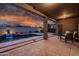 A covered patio provides the perfect space to relax and enjoy the pool view at 1932 S Arroyo Ln, Gilbert, AZ 85295