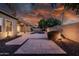 Private backyard with a refreshing pool, spacious patio, and beautifully manicured landscaping, creating a serene retreat at 1932 S Arroyo Ln, Gilbert, AZ 85295
