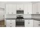 Well-lit kitchen features granite counters, stainless steel appliances, and ample cabinet space at 1932 S Arroyo Ln, Gilbert, AZ 85295