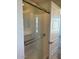 Modern glass shower with tile and chrome fixtures in a new bathroom at 19889 W Annika Dr, Litchfield Park, AZ 85340