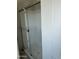 Modern bathroom shower with sleek glass enclosure and chrome fixtures at 19889 W Annika Dr, Litchfield Park, AZ 85340