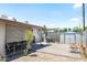 Relaxing backyard with brick patio, gravel landscaping, covered patio, barbecue, and shed for extra storage at 3237 S Albert Ave, Tempe, AZ 85282