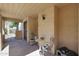 Charming gated patio with a table and chairs providing a welcoming outdoor space at 3441 N 31St St # 118, Phoenix, AZ 85016