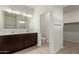 Bright bathroom featuring double sink vanity, and toilet at 3480 N 307Th Dr, Buckeye, AZ 85396