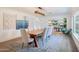 The dining room features stylish decor and seamless integration with other areas of the home at 3653 E Highland Ave, Phoenix, AZ 85018