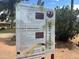 Sign at Kachina Park with the park's rules, conduct, and other details posted for the public to read at 3653 E Highland Ave, Phoenix, AZ 85018