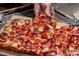 Mouthwatering square pepperoni pizza, oozing with cheese and savory toppings at 3653 E Highland Ave, Phoenix, AZ 85018
