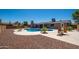Picturesque backyard features a large pool, desert landscaping, and well-maintained outdoor space at 4506 W Golden Ln, Glendale, AZ 85302