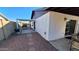 A backyard with a covered patio area and desert landscaping, perfect for outdoor enjoyment at 5002 W Christy Dr, Glendale, AZ 85304