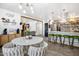 Open-concept living space with seamless flow between the dining area and kitchen at 5407 W Cambridge Ave, Phoenix, AZ 85035