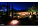 An outdoor space with a pool, firepit, and furniture is an entertainer's delight at 6591 E Amber Sun Dr, Scottsdale, AZ 85266