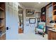 Cozy office space featuring built-in shelves and charming decor at 6591 E Amber Sun Dr, Scottsdale, AZ 85266